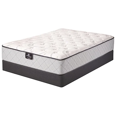 Twin Extra Long Plush Tight Top Mattress and Foundation